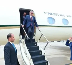 وزیراعظم شہباز شریف غزہ امن اجلاس میں شرکت کے لیے مصر روانہ 7 وزیراعظم شہباز شریف غزہ امن اجلاس میں شرکت کے لیے مصر روانہ