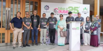 بریسٹ کینسر سے آگاہی کے لیے ”بائیک اے کاز 2025“ سائیکلنگ ریس کا انعقاد 17 بریسٹ کینسر سے آگاہی کے لیے ”بائیک اے کاز 2025“ سائیکلنگ ریس کا انعقاد