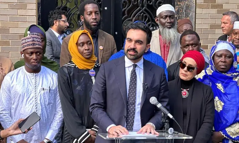 نیویارک کے مئیر کے لیے مسلمان امیدوار ممدانی پر مذہبی بنیاد پر تنقید