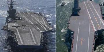 "فوجیان کے فلائٹ ڈیک اور لینڈنگ مسائل پر سابق امریکی افسران کی تشویش" 4 "فوجیان کے فلائٹ ڈیک اور لینڈنگ مسائل پر سابق امریکی افسران کی تشویش"