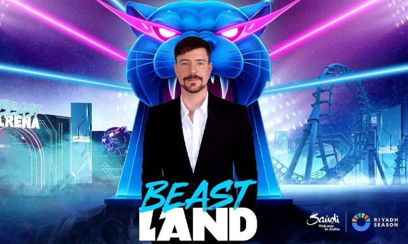 مسٹربیسٹ نےسعودی عرب میں اپناپہلاتھیم پارک ’بیسٹ لینڈ‘ کھول دیا