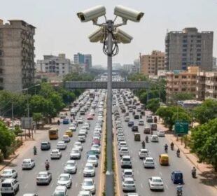 کراچی میں ایک روز میں 3400 سے زائد ای چالان