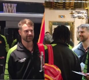 زمبابوے کرکٹ ٹیم تین ملکی ٹی ٹوئنٹی سیریز کے لیے اسلام آباد پہنچ گئی