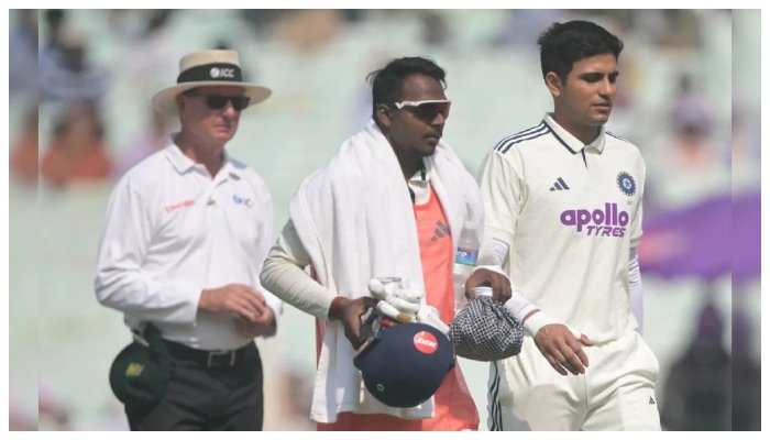 ایڈن گارڈنز ٹیسٹ میں بڑا دھچکا: شبمن گل میدان سے اسپتال پہنچ گئے