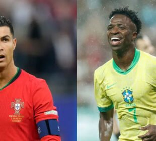 برازیلین فٹبالر ونیشیس جونیئر آن لائن مقبولیت میں رونالڈو سے آگے
