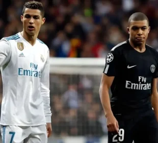 ایمباپے نے رونالڈو کا تاریخی ریکارڈ برابر کر دیا