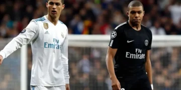 ایمباپے نے رونالڈو کا تاریخی ریکارڈ برابر کر دیا 20 ایمباپے نے رونالڈو کا تاریخی ریکارڈ برابر کر دیا