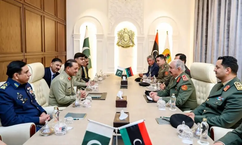 لیبیا کے فوجی سربراہ کی ہلاکت اور پاکستانی آرمی چیف کے دورے پر سوشل میڈیا بحث کیوں؟