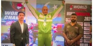 پاکستان کے حسنین رضا نے ورلڈ پاور لفٹنگ چیمپئن شپ میں گولڈ میڈل جیت لیا 8 پاکستان کے حسنین رضا نے ورلڈ پاور لفٹنگ چیمپئن شپ میں گولڈ میڈل جیت لیا