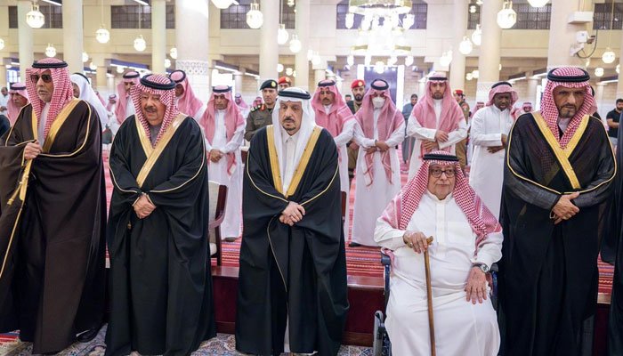 شہزادہ عبداللہ بن فہد کی نمازِ جنازہ ریاض میں ادا