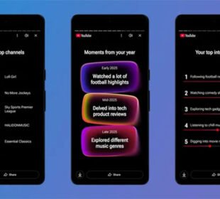 یوٹیوب نے صارفین کے لیے سالانہ "ری کیپ" فیچر متعارف کر دیا
