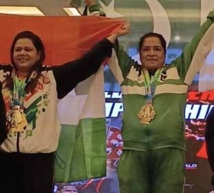 راولپنڈی کی انسپکٹر ارم خانم نے عالمی پاور لفٹنگ چیمپئن شپ میں گولڈ میڈل جیت لیا