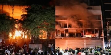 عثمان ہادی قتل: مظاہرین نے عوامی لیگ و میڈیا دفاتر کو نذر آتش کیا 25 عثمان ہادی قتل: مظاہرین نے عوامی لیگ و میڈیا دفاتر کو نذر آتش کیا