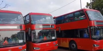 کراچی میں ڈبل ڈیکر بس سروس کا آغاز، کرایہ 80 سے 120 روپے تک ہوگا 27 کراچی میں ڈبل ڈیکر بس سروس کا آغاز، کرایہ 80 سے 120 روپے تک ہوگا