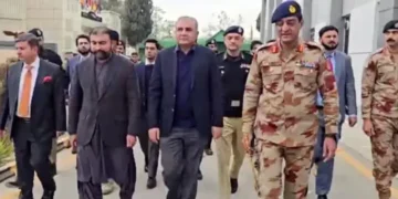 وفاقی وزیر داخلہ اور وزیراعلیٰ بلوچستان کا ایف سی بلوچستان نارتھ ہیڈکوارٹر کا دورہ