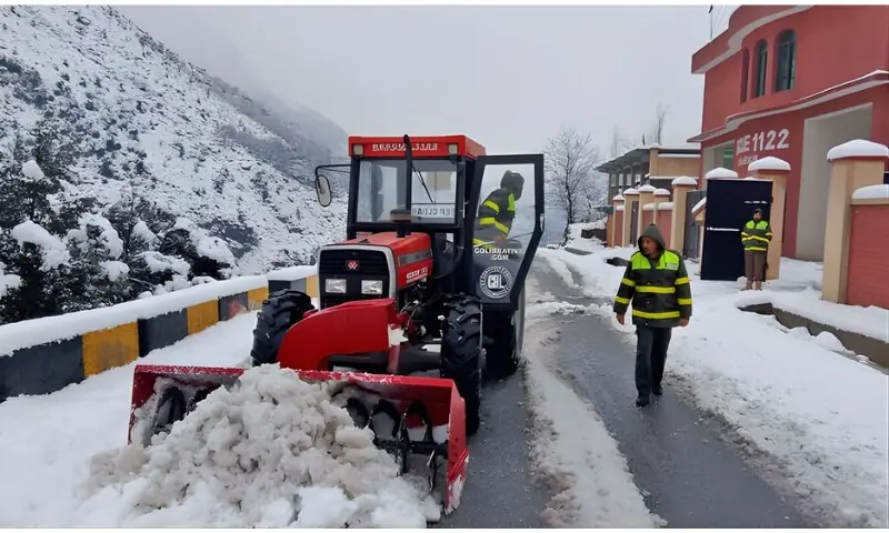 مری میں شدید برفباری، تمام داخلی راستے بند، ریسکیو آپریشن جاری