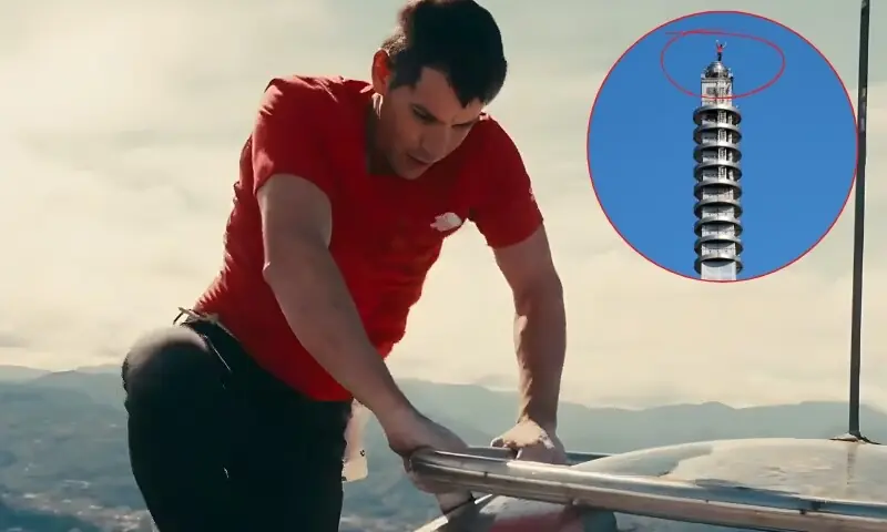 امریکی کوہ پیما کا تائیوان کی بلند ترین عمارت پر حیران کن کارنامہ 1 امریکی کوہ پیما کا تائیوان کی بلند ترین عمارت پر حیران کن کارنامہ