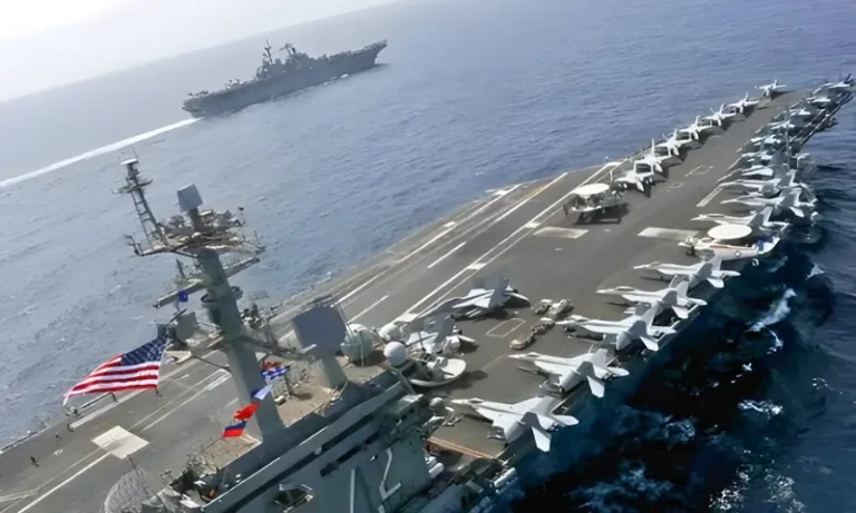 280832357efdامریکا اور ایران کے درمیان کشیدگی میں اضافہ، آبنائے ہرمز میں فوجی مشقوں کا اعلان66e