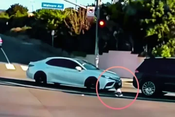 فلرٹن میں خوفناک حادثہ: 19 ماہ کا بچہ چلتی گاڑی سے گر گیا