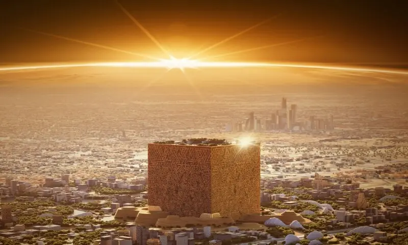 سعودی عرب میں ریاض کے بڑے منصوبے 'مکعب' کی تعمیر عارضی طور پر معطل