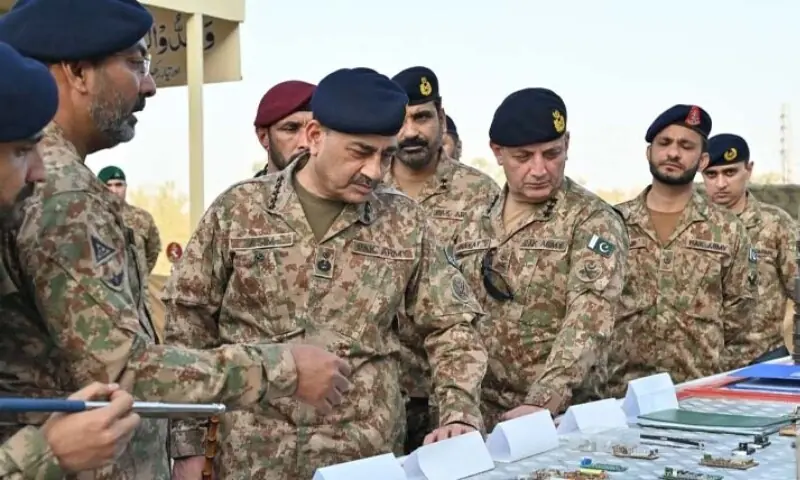 چیف آف ڈیفنس فورسز نے بہاولپور اور خیرپور میں جدید فوجی مشقوں کا معائنہ کیا