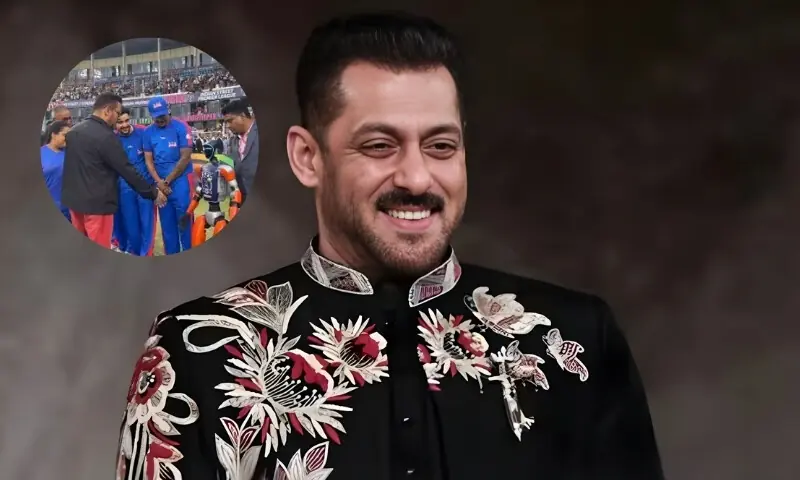 سلمان خان کے سامنے روبوٹ بھی شرما گیا!