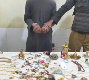 ڈولی کھاتہ پیر ٹول مندر کی چوری حل، چوری شدہ سامان برآمد