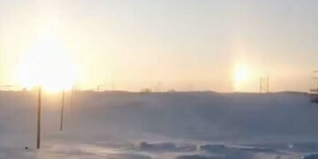 روس میں آسمان پر دو سورج دکھائی دینے کا نایاب منظر