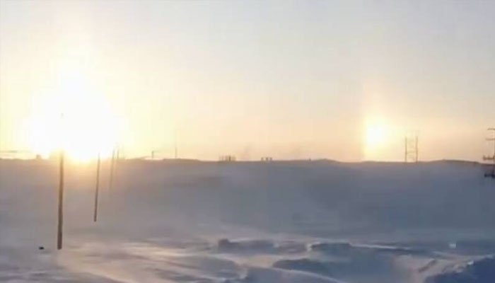 روس میں آسمان پر دو سورج دکھائی دینے کا نایاب منظر