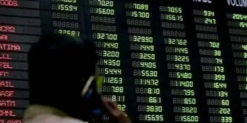 کراچی: پاکستان اسٹاک ایکسچینج میں مضبوط کاروباری آغاز