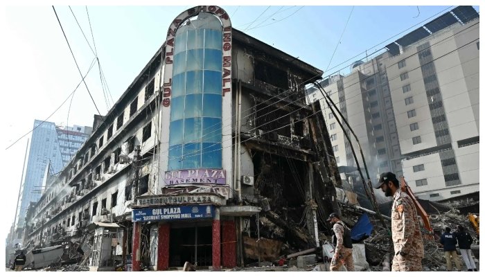 گل پلازہ سانحہ: تکنیکی ٹیم کا آخری دورہ مکمل، عمارت سیل کرنے کا عمل شروع