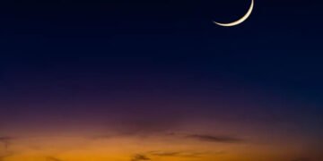 شعبان کے چاند کی پیشگوئی سامنے آگئی 33 شعبان کے چاند کی پیشگوئی سامنے آگئی