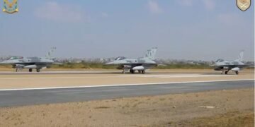 کثیر ملکی فضائی مشق میں پاکستانی دستہ شامل 16 کثیر ملکی فضائی مشق میں پاکستانی دستہ شامل