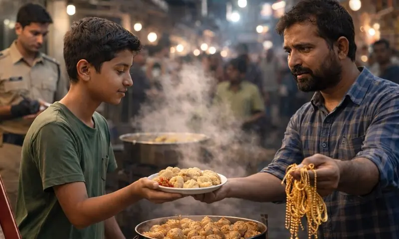 موموز کی لت یا جرم کی ابتدا؟ 14 سالہ لڑکا گھر کا سونا اسٹریٹ فوڈ پر لٹا بیٹھا