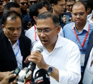 بنگلہ دیش انتخابات: بی این پی کی واضح برتری، حکومت سازی کا اعلان 3 بنگلہ دیش انتخابات: بی این پی کی واضح برتری، حکومت سازی کا اعلان