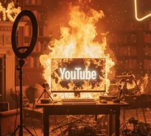 ذہنی دباؤ کی خوفناک کہانی: نوجوان یوٹیوبر کا اسٹوڈیو تباہ