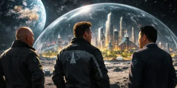 چاند پر دوبارہ انسانی قدم: اسپیس ایکس اور بلیو اوریجن کے درمیان مقابلہ بڑھ گیا