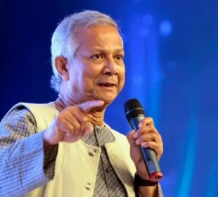 جاتے جاتے بڑا وار! محمد یونس کا بھارت کو سخت پیغام 7 جاتے جاتے بڑا وار! محمد یونس کا بھارت کو سخت پیغام