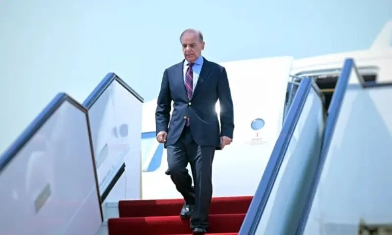 وزیراعظم شہباز شریف غزہ امن اجلاس میں شرکت کے لیے واشنگٹن پہنچ گئے