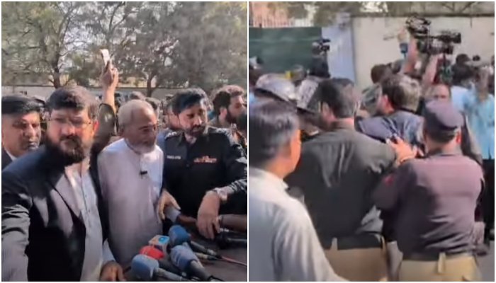 427264_2380جماعت اسلامی کی پریس بریفنگ کے دوران ایم پی اے محمد فاروق سمیت کارکنان کی گرفتاری880_updates