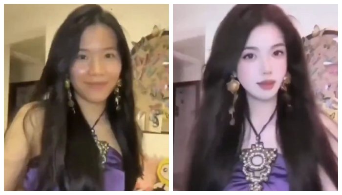 لائیو اسٹریم کے دوران بیوٹی فلٹر ہٹ گیا، مداحوں کا صدمہ اور ان فالو کی بارش