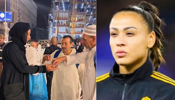 برازیلین فٹبالر کیتھلین سوزا دائرہ اسلام میں داخل، عمرے کی سعادت بھی حاصل کر لی
