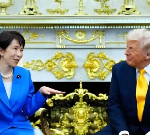 ڈونلڈ ٹرمپ اور سانائے تاکائیچی کی وائٹ ہاؤس میں اہم ملاقات