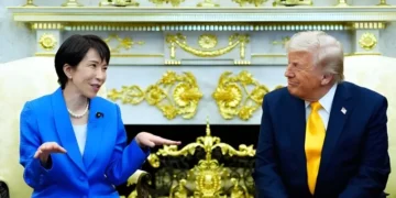 ڈونلڈ ٹرمپ اور سانائے تاکائیچی کی وائٹ ہاؤس میں اہم ملاقات 15 ڈونلڈ ٹرمپ اور سانائے تاکائیچی کی وائٹ ہاؤس میں اہم ملاقات