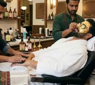 پاکستان میں مردوں کی گرومنگ کا بڑھتا ہوا رجحان، چاند رات پر سیلونز میں رش میں اضافہ