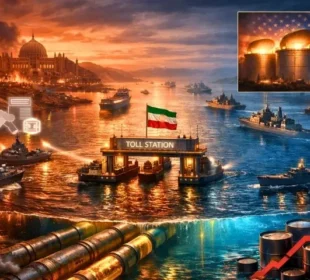 ایران کا بڑا فیصلہ: آبنائے ہرمز سے گزرنے والے جہازوں پر فیس کی تیاری