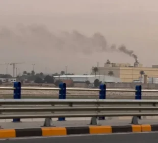 بغداد میں زور دار دھماکے، فوجی تنصیب راکٹ حملے کا نشانہ 4 بغداد میں زور دار دھماکے، فوجی تنصیب راکٹ حملے کا نشانہ