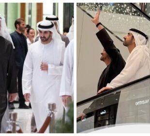 "دبئی مال میں عوام کے درمیان، صدر اور ولی عہد کی حیران کن آمد!"