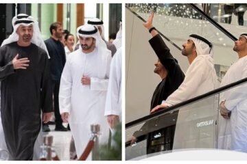 "دبئی مال میں عوام کے درمیان، صدر اور ولی عہد کی حیران کن آمد!" 3 "دبئی مال میں عوام کے درمیان، صدر اور ولی عہد کی حیران کن آمد!"