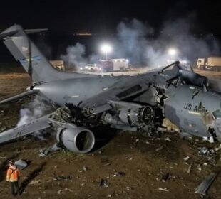 عراق میں امریکی ری فیولنگ طیارہ حادثے کا شکار، تمام عملہ ہلاک